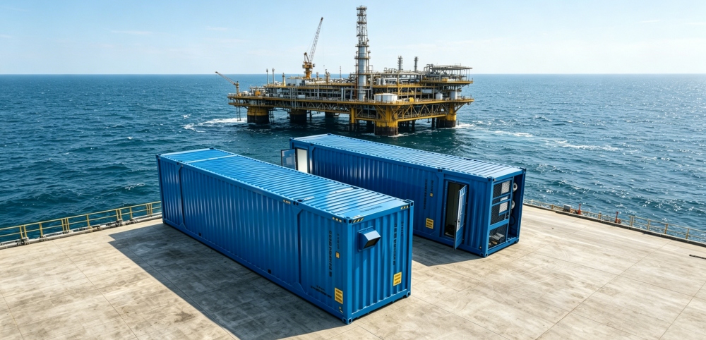 offshore blast resistant module وحدة مقاومة للانفجارات البحرية